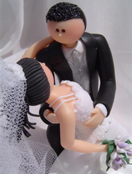 Noivinhos em biscuit...